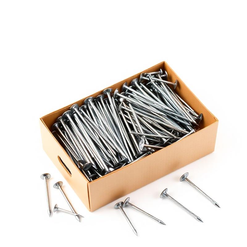 Caja de clavos de acero